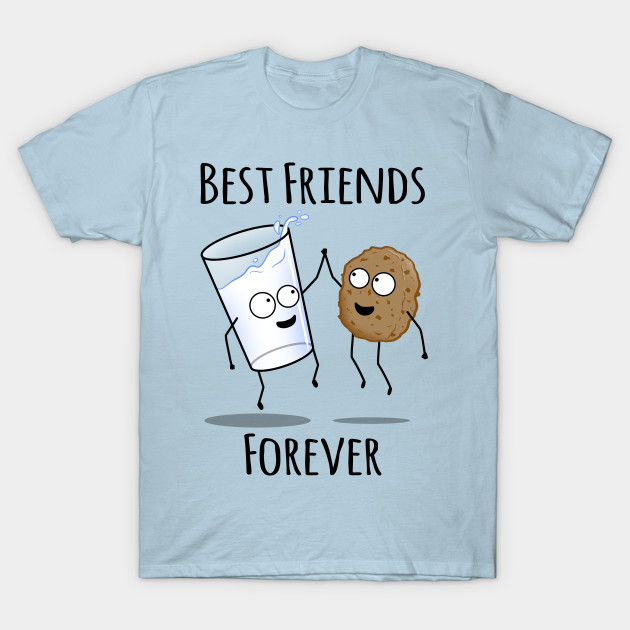 Milk And Cookie Bff Milk And Cookies T Shirt Teepublic 5965